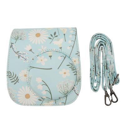 Instant Camera Case PU Leather Protective Mini Camera Bag with Adjustable Shoulder Strap for Mini