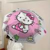 1pc Hello Kitty Stationery Set Umbrella with Plastic Handle,Suitable for All Seasons Home Travel Outdoor UmbrellaSanlio574