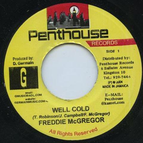 

7inch Record FREDDIE MCGREGOR - Well Cold Penthouse 2004 Jamaica Reggae, Ska & Dub