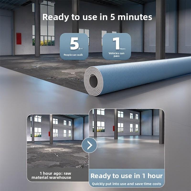 Durable PVC Leather Flooring Waterproof Wear Resistant Self Adhesive Floor Stickers for Living Room Hotel Shop Peel and Stick