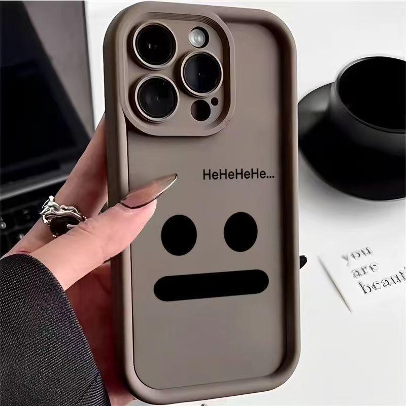 

Apple iPhone 12-17 Pro Sandstone Case in Sweet Emoji and Girly Speechless Designs iPhone 16 Pro