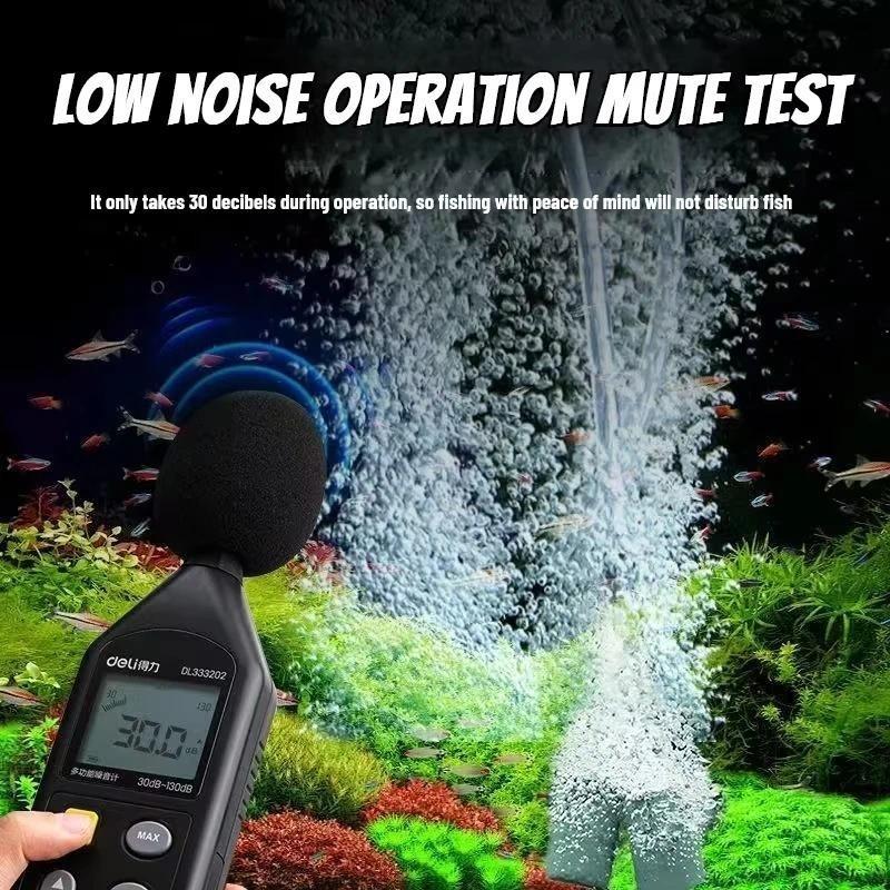 New Solar Oxygen Pump USB Rechargeable High Power Ultra-Quiet Fish Tank Aerator Outdoor Fishing and Fish Farming Oxygenator Outdoor Fishing