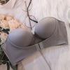Unsichtbare Unterwäsche, BH mit Vorderverschluss, ultraweiches, trägerloses, nahtloses Bralette für alle Anlässe