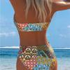 1011 New Bikini Set Two-piece Tube Top Women's Swimsuit Swimsuit Breathable and Thin
