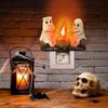 LED Simulated Campfire Night Light Ghost Flickering Decorations Dog Tabletop Decorative Lamp For Home Offices Patio Yard