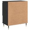 Sideboard in Black Oak Look 60 x 35 x 70 cm