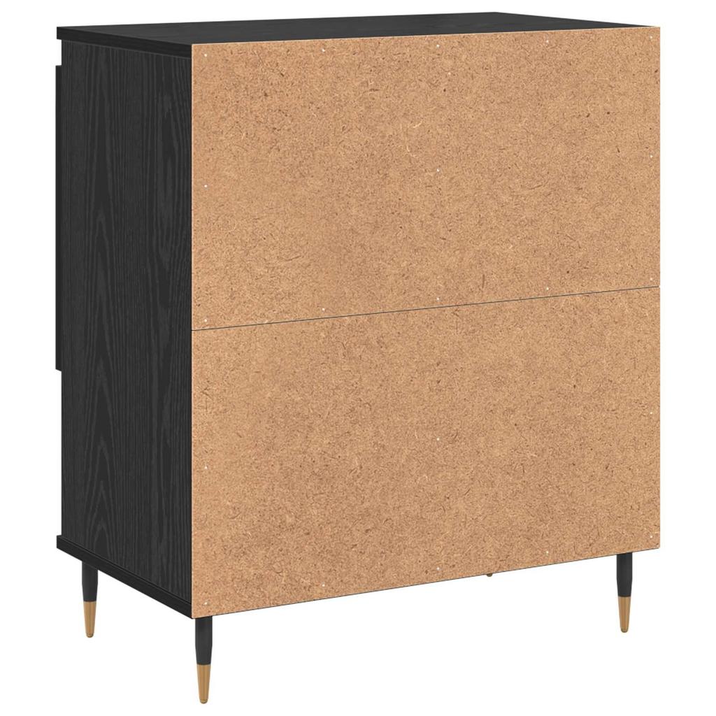 Sideboard in Black Oak Look 60 x 35 x 70 cm
