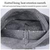 Short Brim Winter Knitted Hat Soft Bonnet Casual Beanies  Outdoor