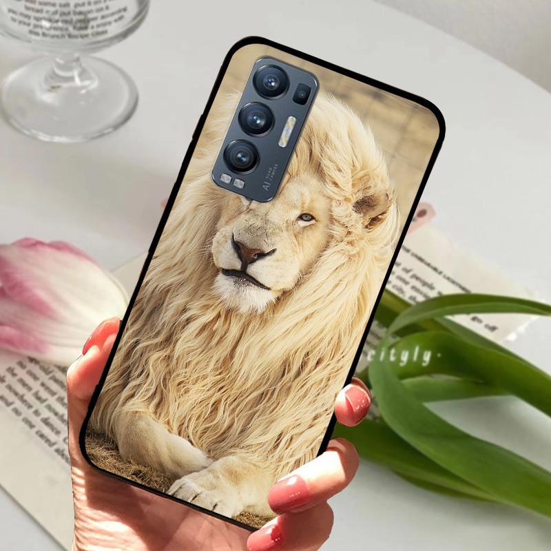 Pro pouzdro OPPO Find X3 Neo Cool zvířata Měkký silikonový zadní kryt Pro pouzdra na telefon OPPO Find X3 Neo 5G X 3 Lite X3lite X3Neo CPH2207