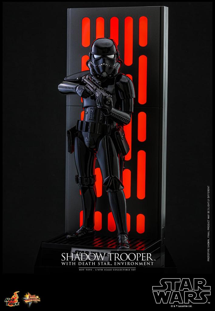 Movie Masterpiece Star Wars Shadow Trooper Death Star Scale Figure (with Backdrop) 1/6