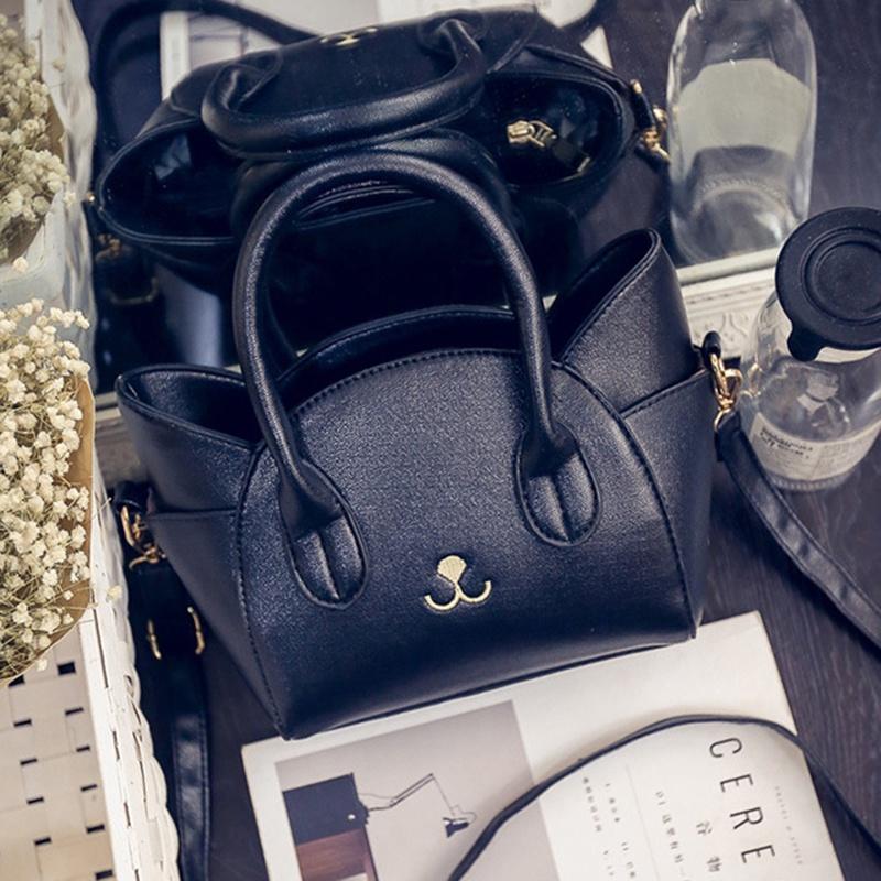 

The New Cat Bag Handbag Korean Wings Toothpick Grain Bag Shoulder Bag Messenger чёрный