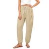 Women's Loose-fitting Wide-leg Pants, Casual Loose-fitting Pants, High-elastic Waistband, Long Pants With Pockets