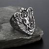 New Jewelry Archangel Michael Ring for Men Gold black color 316L Stainless Steel Band Male Gift Jewelry