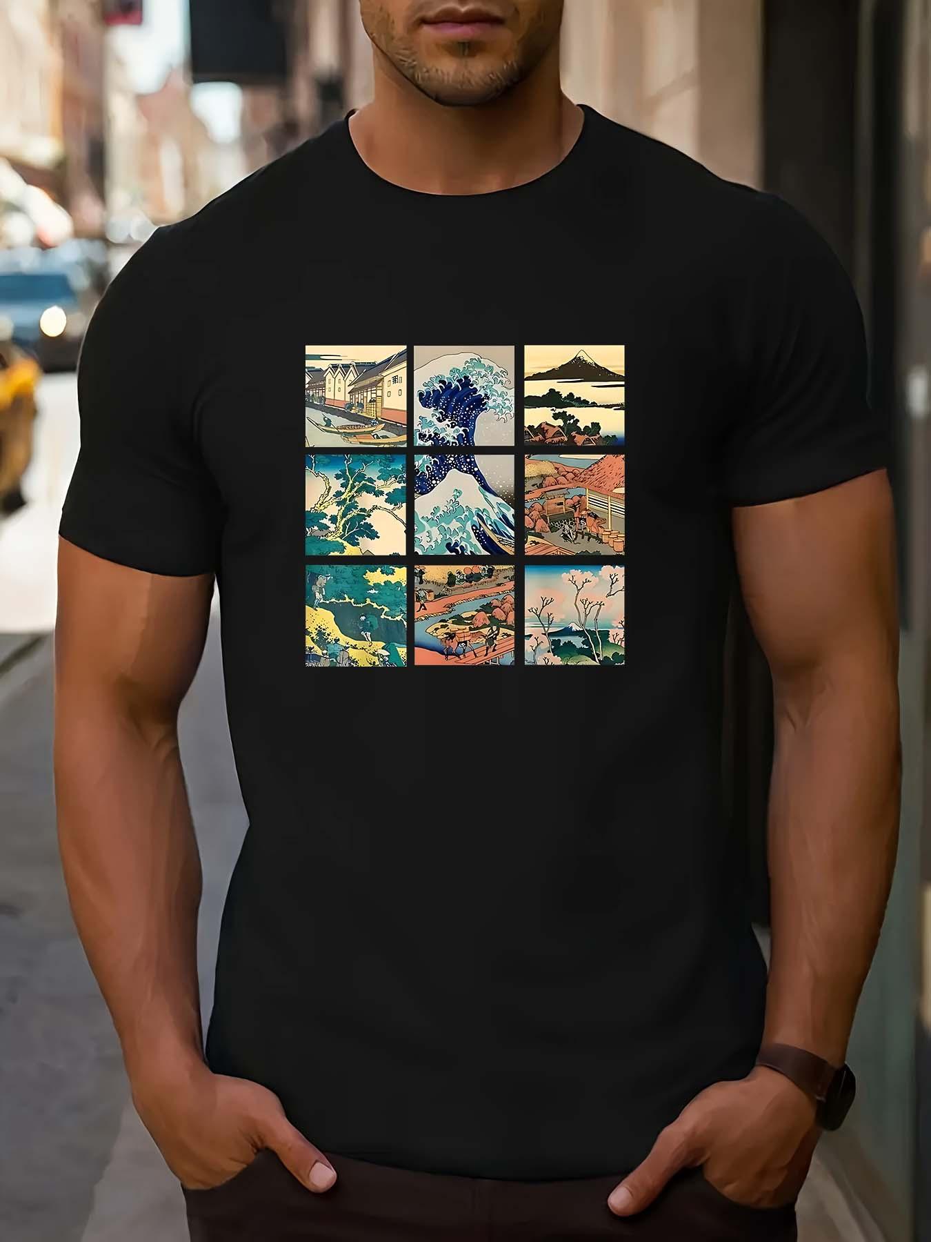 Casual Athletic Short Sleeve T-shirt - Breathable Polyester S