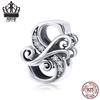 Avle 925 Sterling Silver English Letter Beaded Bracelet Beads