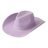 Gleaming Bride Hat Sparkly Party Hat Rhinestones Cowboy Hats for Party
