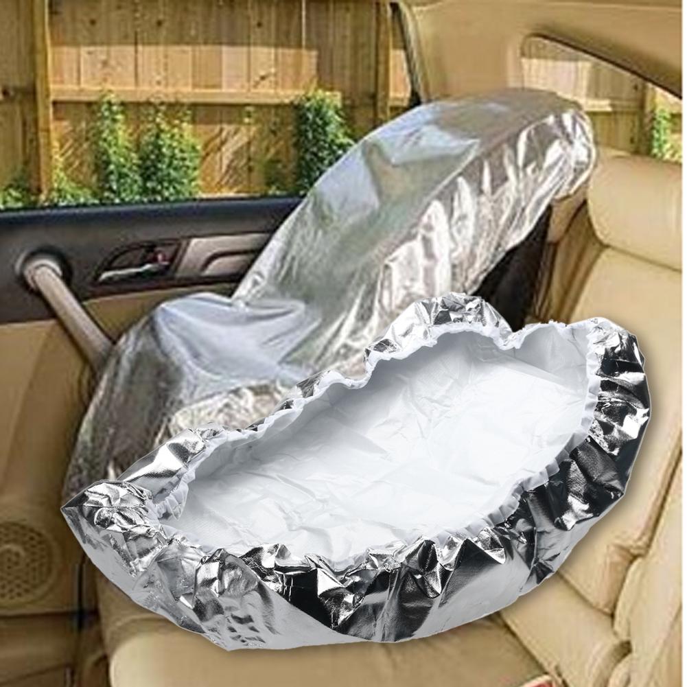 Car Safety Seat Sun Shade Cover Aluminium Film Keep Baby Car Seat At Cooler Temperature Protection From UV Sunlight Dust Covers
