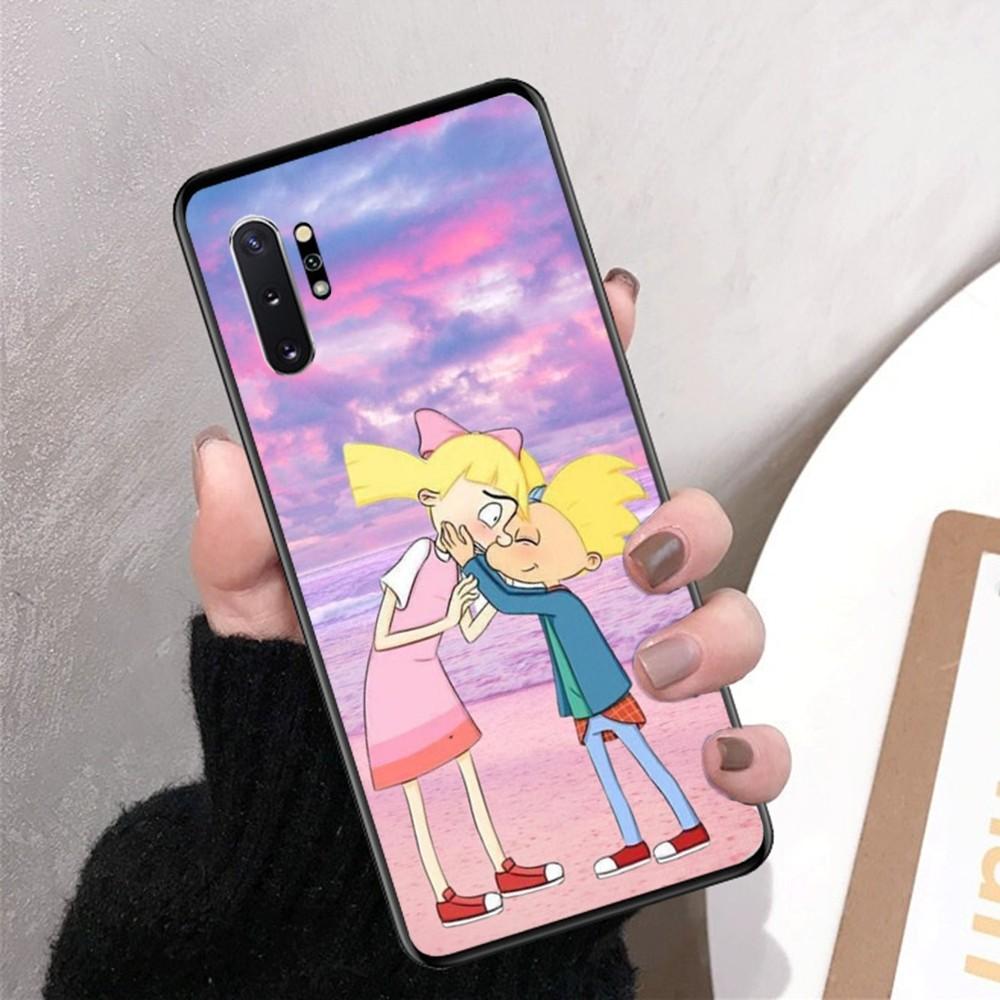 Hey Arnold Helga Bonito Phone Case For Samsung Note 8 9 10 20 Pro Plus Lite M 10 11 20 30 21 31 51 A 21 22 42 02 03