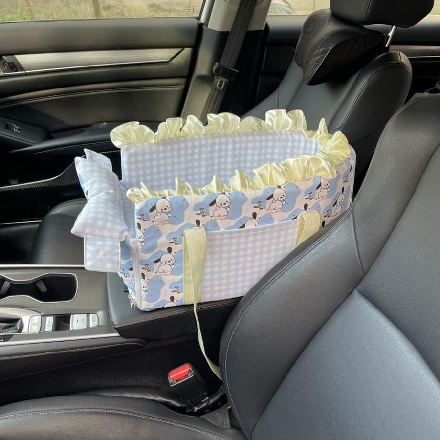 Universal Car Pet Seat Cushion Cat Bed Dog Nest Removable Washable Small Dogs Central Console Cat Travel Portable Seat