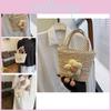 Chic Soft Woven Bucket Bag For Women Ideal For Casual Daily Outfits 2024