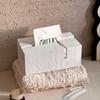 Travertine Tissue Box Kitchen Bedroom Napkin Box Luxury Art Napkins Storage Boxes Portable Rectangular Tissue Case Container