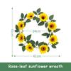 Boho Women Garland Sunflower Flower Floral Hairband Headband Festival Party Wedding