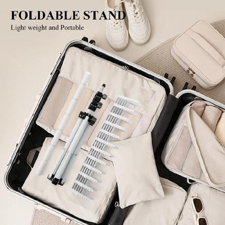 Braiding Hair Rack Hair Extension Holder Hanger,Hair Stand with Stylist Hair Braiding Tool for Hair Salon Home Traveling