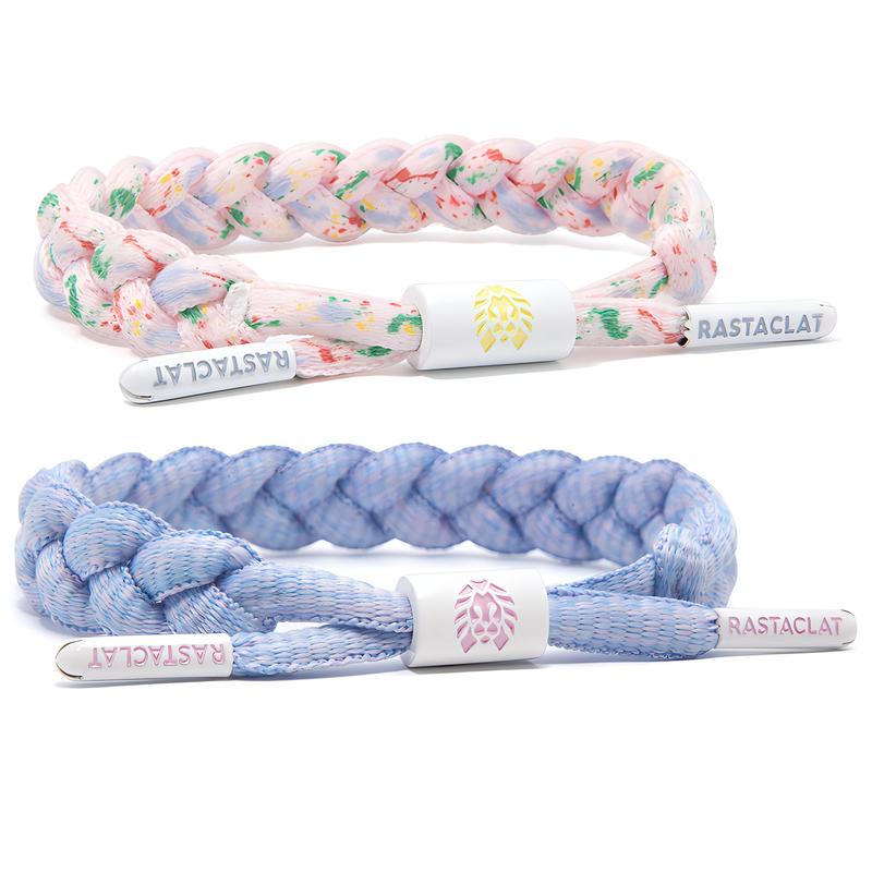 Rastaclat Little Lion Macaron Blue Powder #Good Luck Polyester Fiber Bracelet Same Style for Couples RCDW979 синий