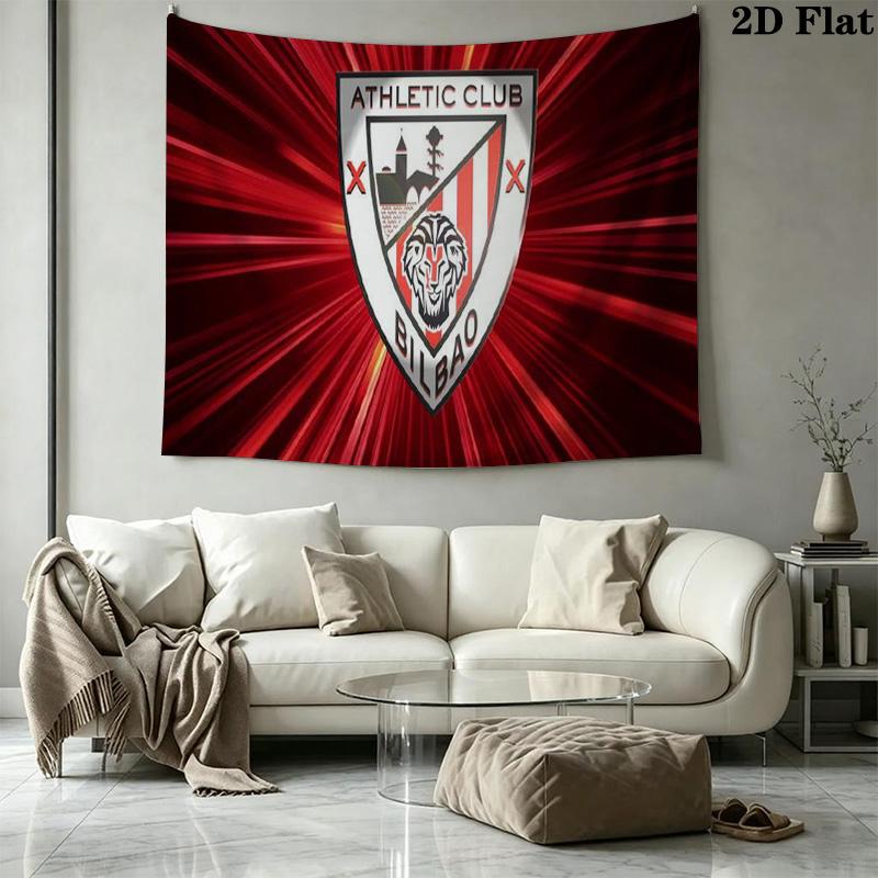 Athletic Club Wall Tapestry Aesthetic Wall Hanging Printed Fabric Blanket Decorative Tapestries for Bedroom Living Room Home Decor