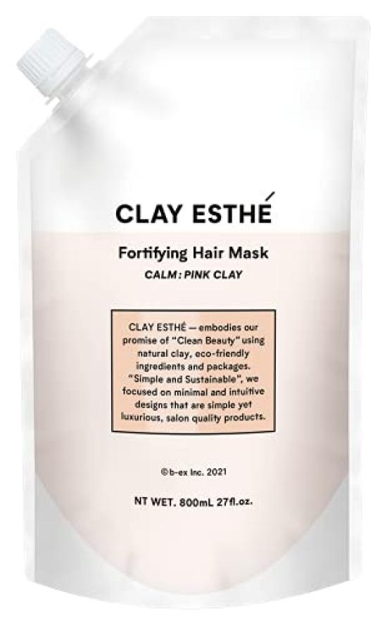 

BX Clay Esthe Укрепляющая маска для волос Розовая глина 800 г