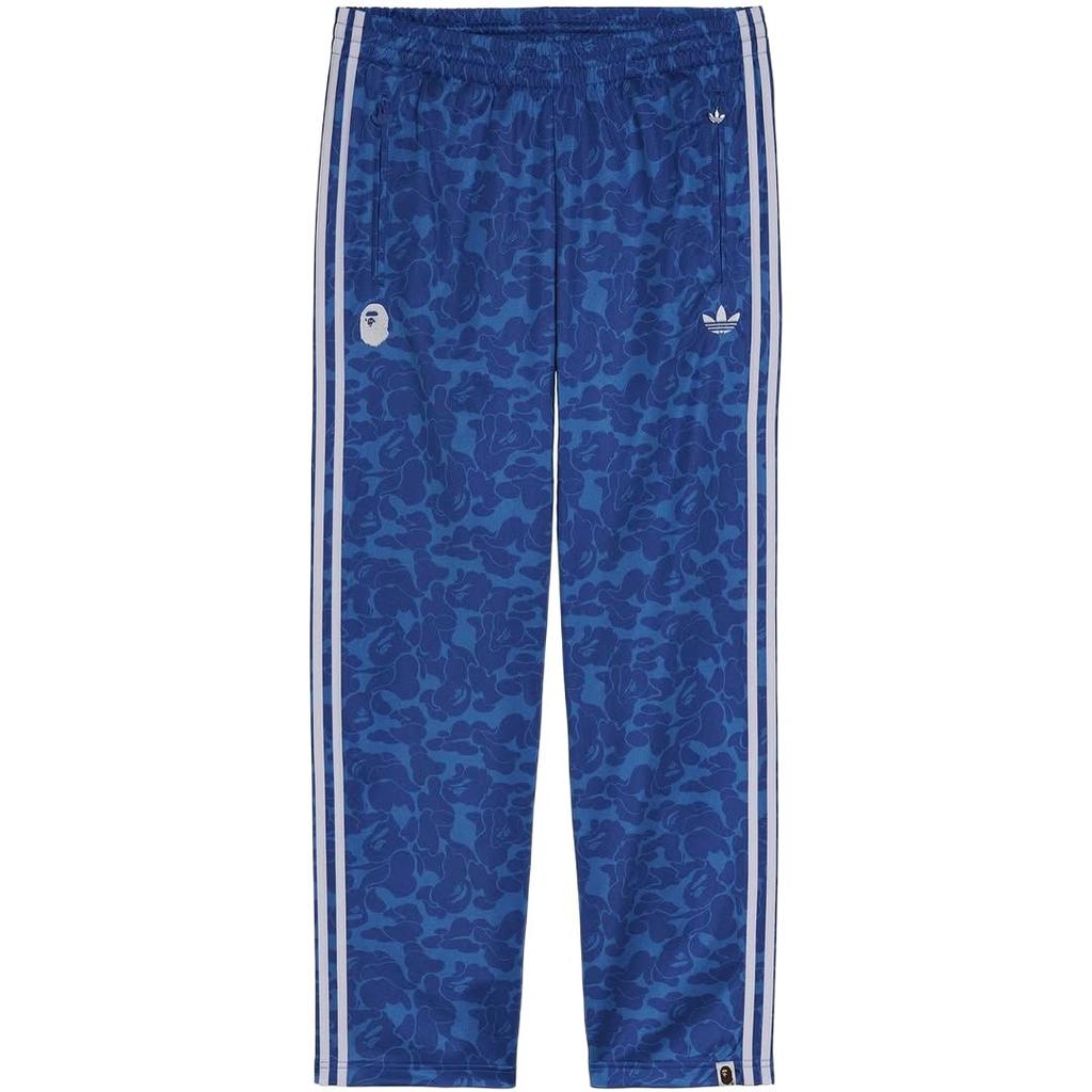 BAPE x adidas All Over Print Track Jacket Blue Unisex Streetwear JN7126
