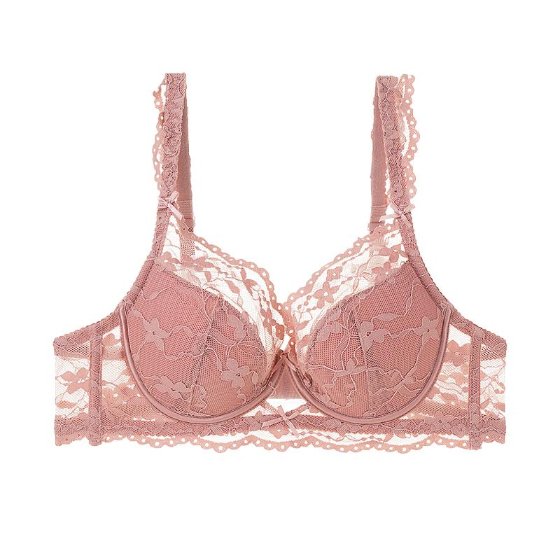 Sexy krajková mašlička tenká sekce podprsenka malá prsa shromážděná sbíraná podprsenky proti povislým prsům pohodlná měkká kostice
