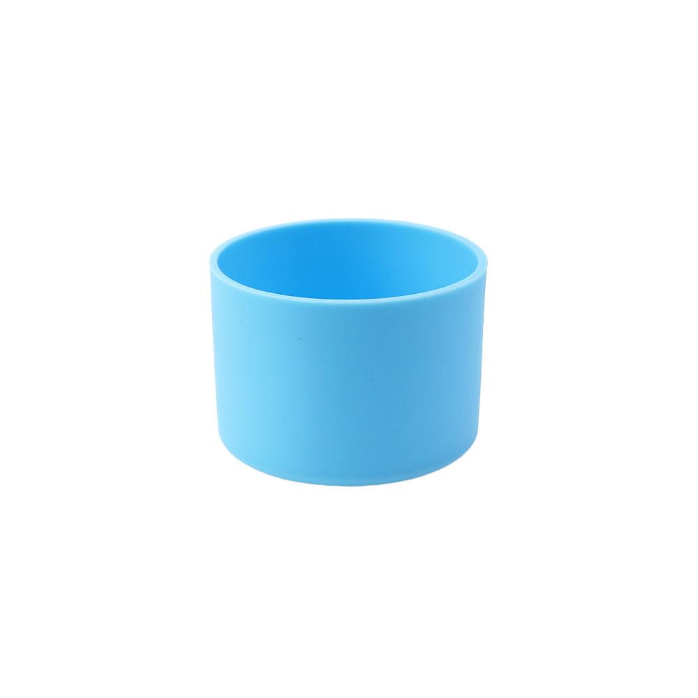 17 Colors 5.5CM Silicone Cup Bottom Cover 55MM Bottle Cover Cup Heat Insulation Bottom Cover Anti Slip Bottle Sleeve Sheath