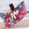 Popular Singer Kasanes Teto Anime Beach Swimming Towel Soft Absorbent Washcloth Children's Gifts for Kids Travel Camping Gym