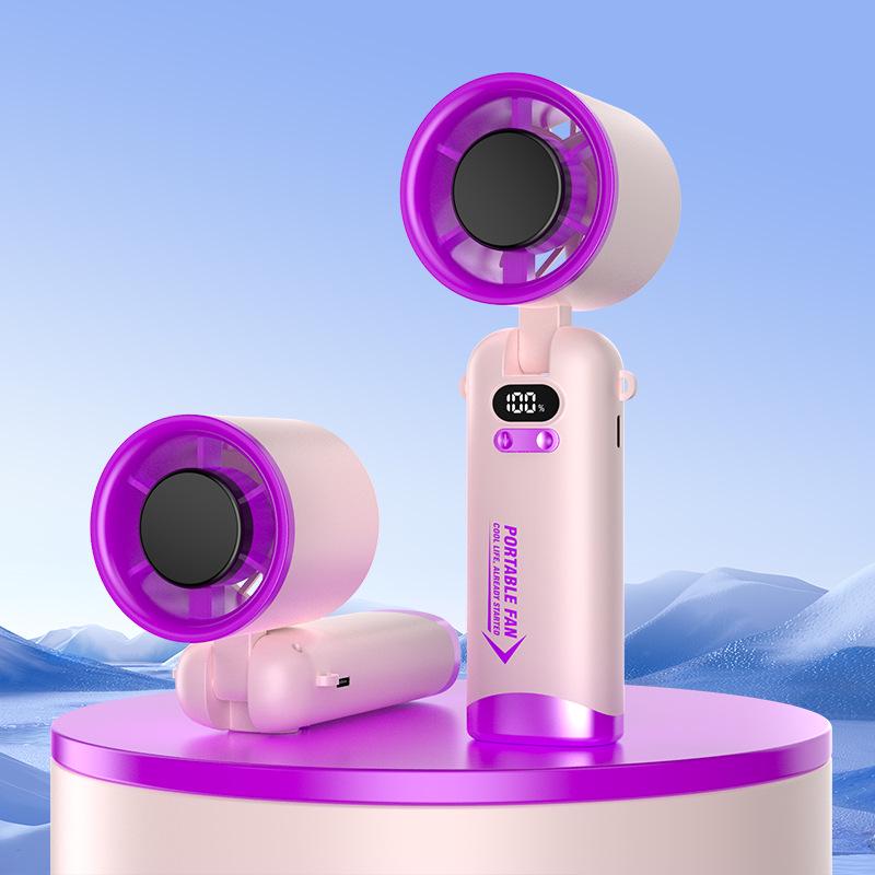 

Rechargeable High-Speed Folding Mini Handheld Fan with Large Capacity USB for Outdoor Use 58 x 57 x 180 mm