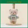 Bears Kids Plush Pendant Adorable Cartoon Design Bags Decoration Dolls Gifts