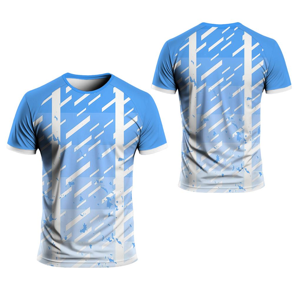 Men's Sports 3D Printing New Sportswear Quick-drying Crewneck T-shirt Men's and Women's Outdoor Loose Tops
