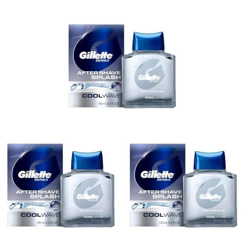 Gillette Series Cool Wave Aftershave 100ml x 3
