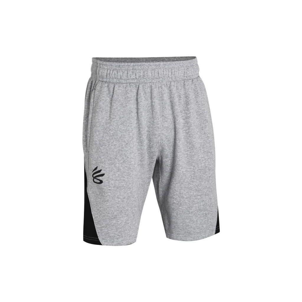 Under Armour Curry Splash Color Block Comfortable Basketball Shorts Men Shorts Gray 1380328-011