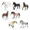 High Quality Pvc Horse Models Set Of Seven Including Appaloosa Quarter Horse And Hanoverian For Display And Imaginative Play