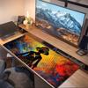 Straw Hat Crew Print  Cushion Non-slip Laptop Tablet Big Mousepad XXL Mat Mini PC Playmat With Lock edge