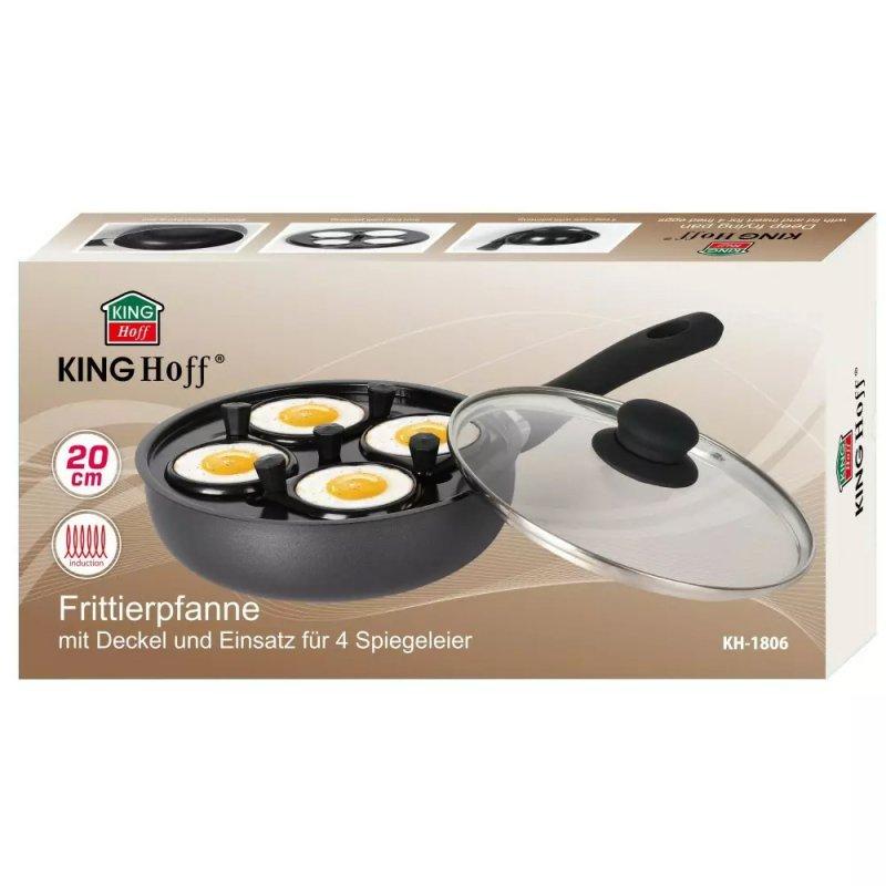 20cm Frying Pan with Egg Insert Kinghoff Kh-1806