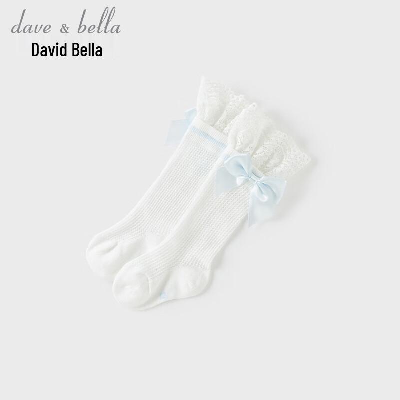 DavidBella Girls  Summer Mid-Calf Princess Socks 18-24 Months