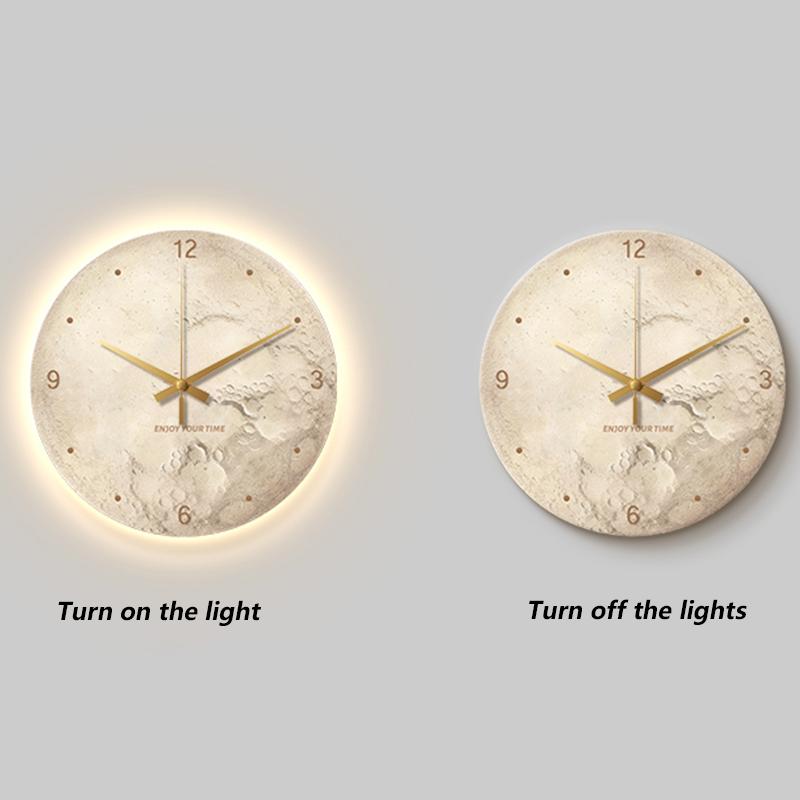 Luminous Wall Clocks Modern Living Room Luxury 2026 Wall Clocks Nordic Decoration Clock Room Furniture Clock Rechargeable Decor