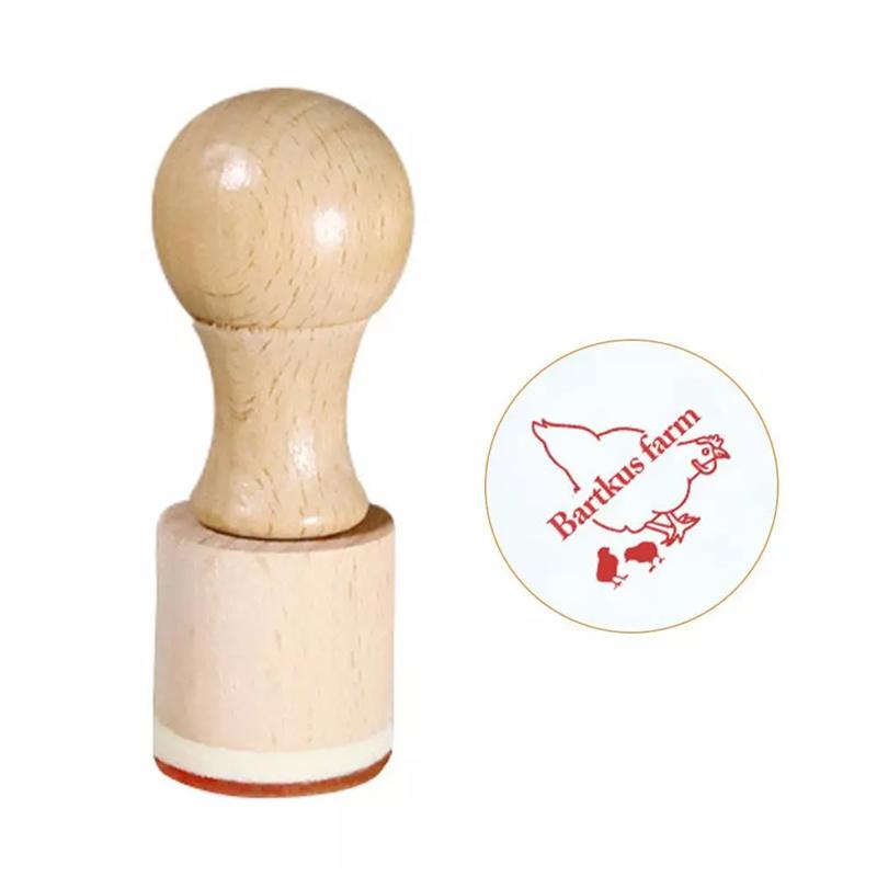 Round Plastic Egg Stamp Set For Personalized Farm Fresh Eggs For Crafters & Bakers Perfect Gift For Easter & Holidays