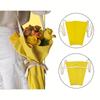 Borsa a Tote Riutilizzabile in Tela di Cotone con Motivo Floreale, Chiusura con Laccio, Manici Lunghi, Perfetta per Fioraio, Regali, Giardinaggio, Matrimonio