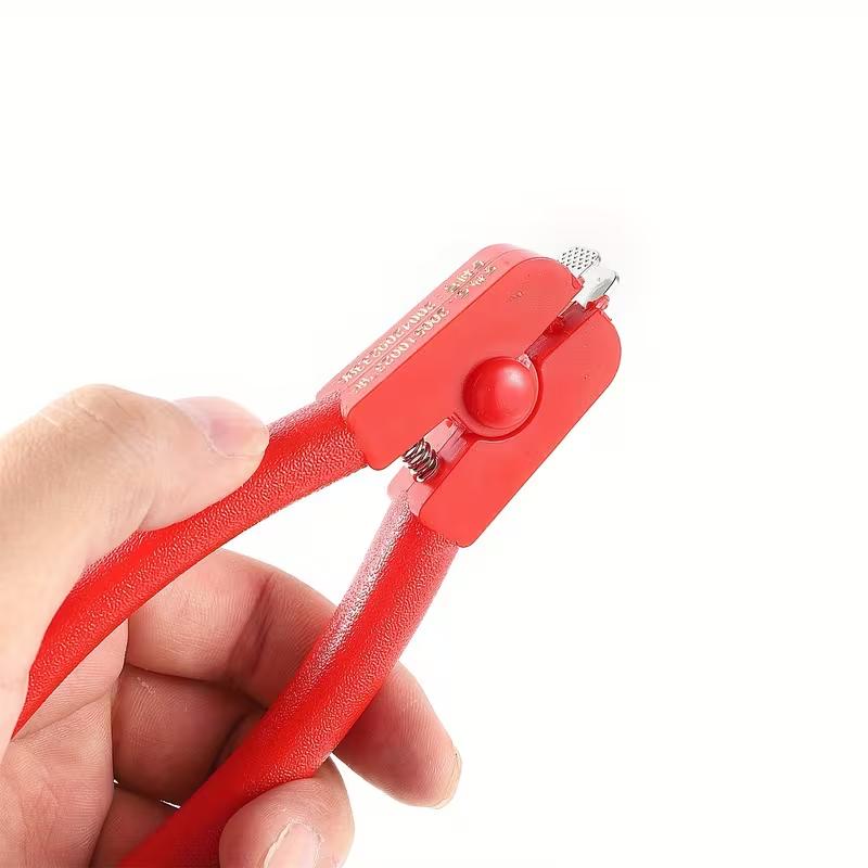1 PZ 125MM Strumento Multifunzione per la Rimozione degli Anelli alle Zampe degli Uccelli Pinze Professionali per Aprire gli Anelli Elettronici alle Zampe di Piccioni Pappagalli Rosso