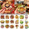 Resin Food Fridge Magnet Magnetic Refrigerator Sticker  Cultural Heritage Tourism