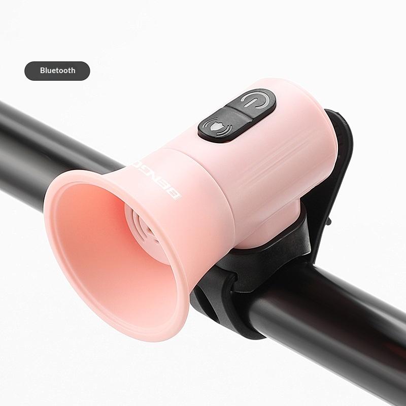1Piece Bicycle Electronic Horn Loud Warning Sound Waterproof Suitable For Road And Mountain Bike