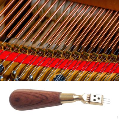 Outil d'harmonisation de marteau de piano avec manche en bois, Accessoires de piano Accordage Robuste Réglable
